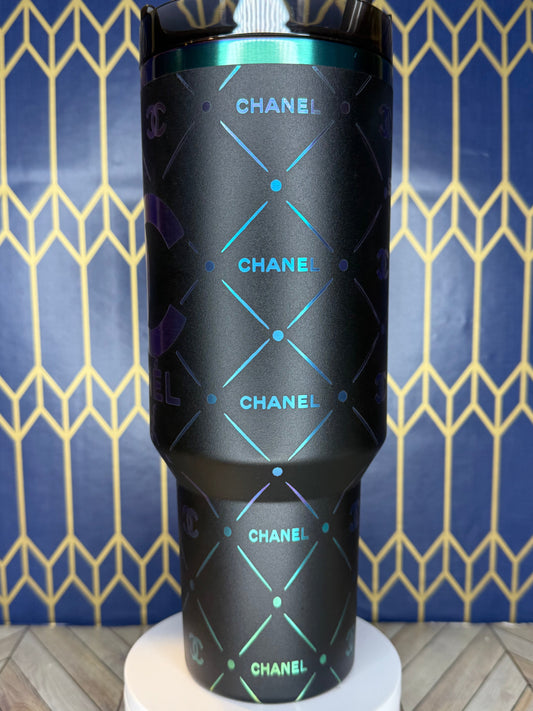 CC Luxury-Inspired Tumbler - Stanley Quencher 30/40oz