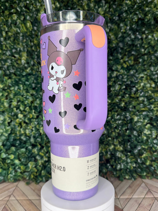 Kuromi UV DTF Tumbler - Stanley Quencher 30/40oz