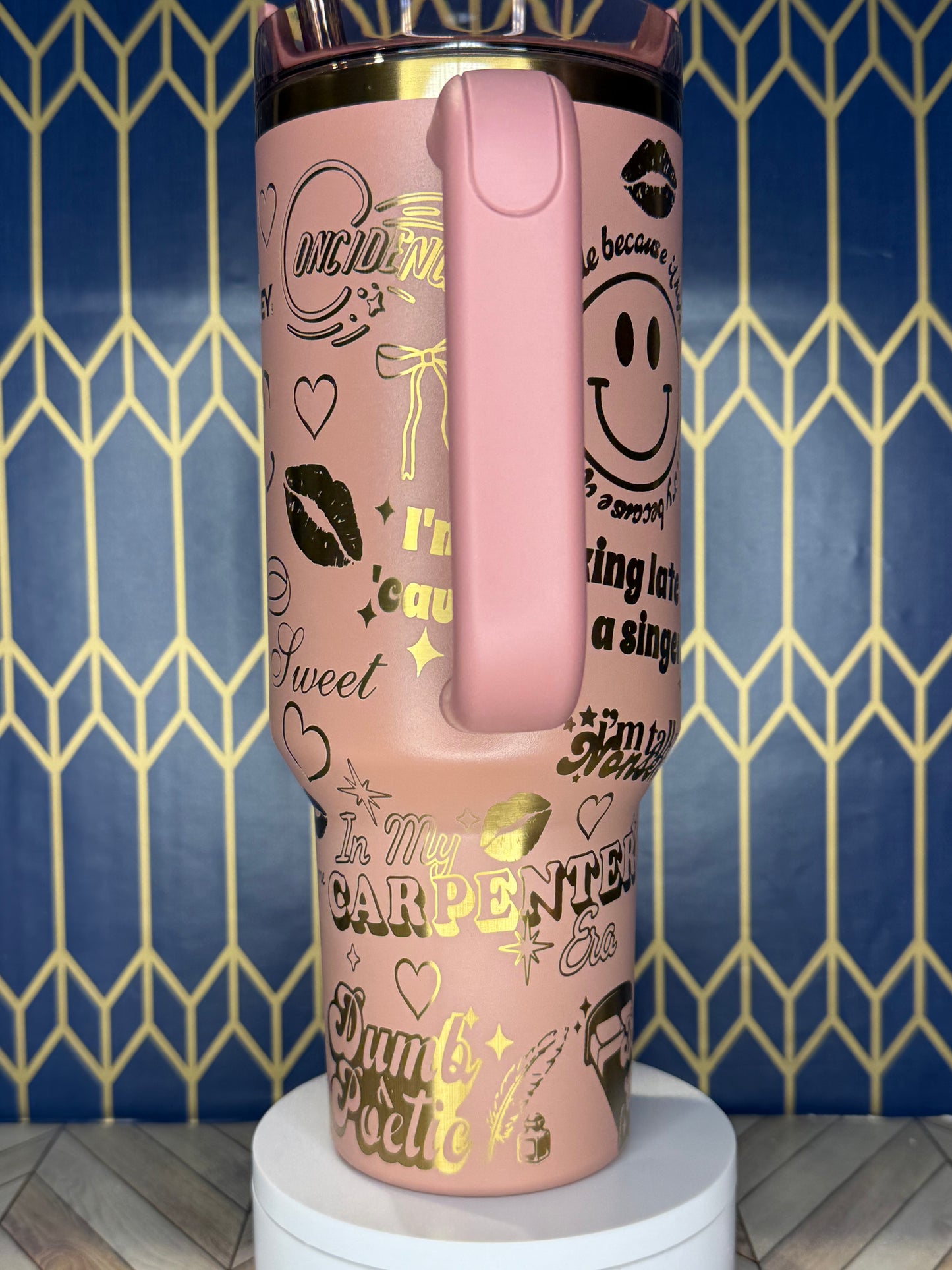 Short ’n Sweet Pop Star Engraved Tumbler - Stanley Quencher 30/40oz