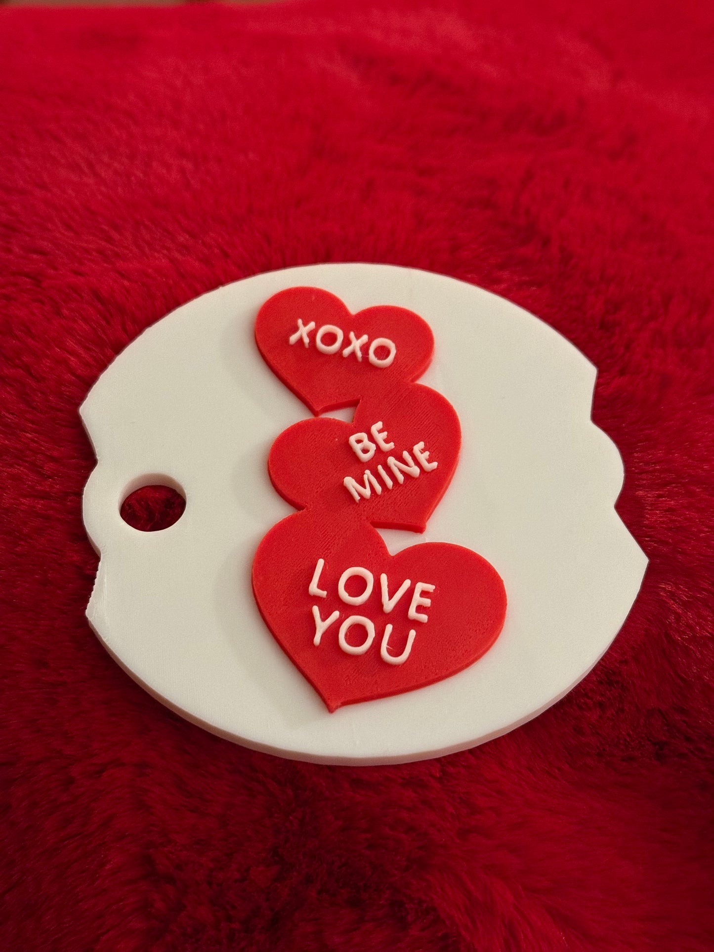 Adorno de corazones de caramelo Stanley