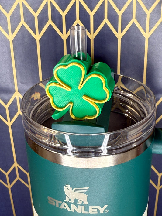 Lucky Clover Straw Sleeve
