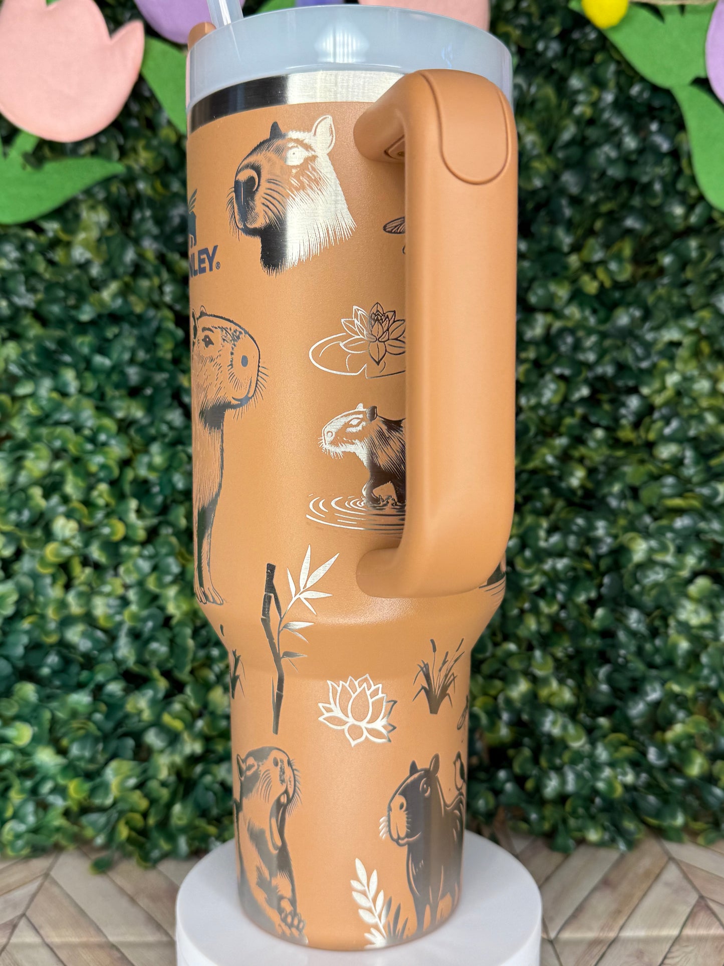 Chillin' with Capybaras - Stanley IceFlow 30oz Flip Straw