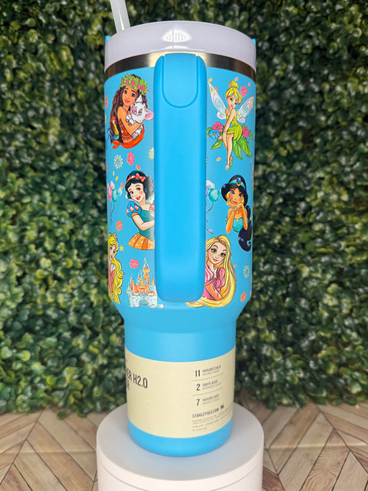 Princess Inspired UV DTF Wrap - Stanley Quencher 30/40oz
