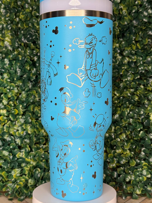 Feisty Duck Engraved Tumbler - Stanley IceFlow 30oz Flip Straw