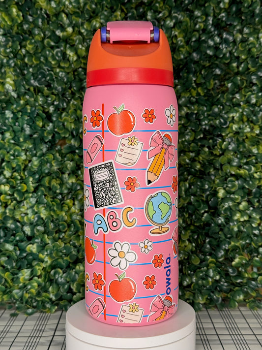 ABC & Apples Owala UV DTF Tumbler