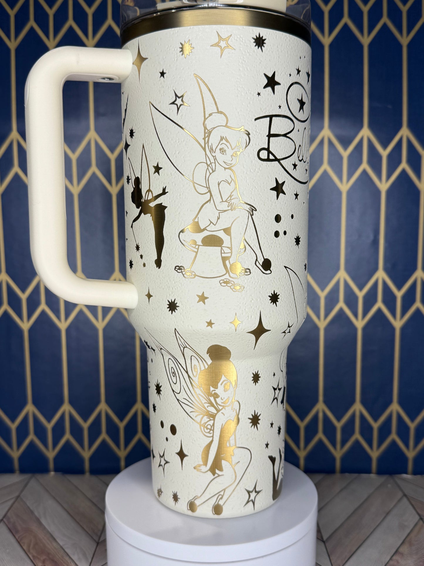 Tinkerbell-Themed Tumbler - Stanley Quencher 30/40oz