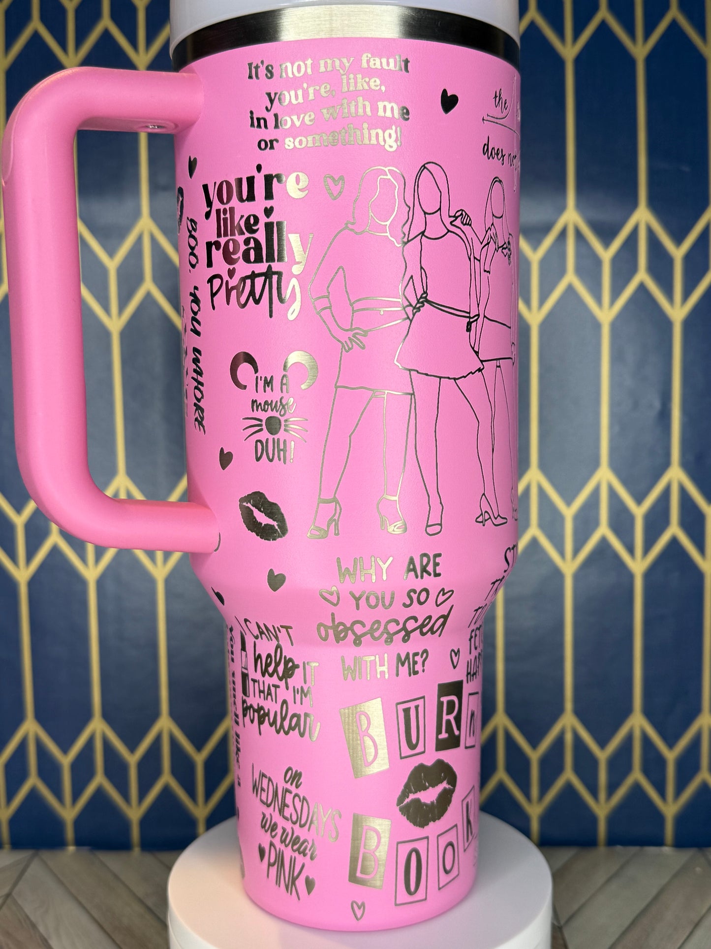 Mean Girls Inspired Tumbler - Stanley IceFlow 30oz Flip Straw