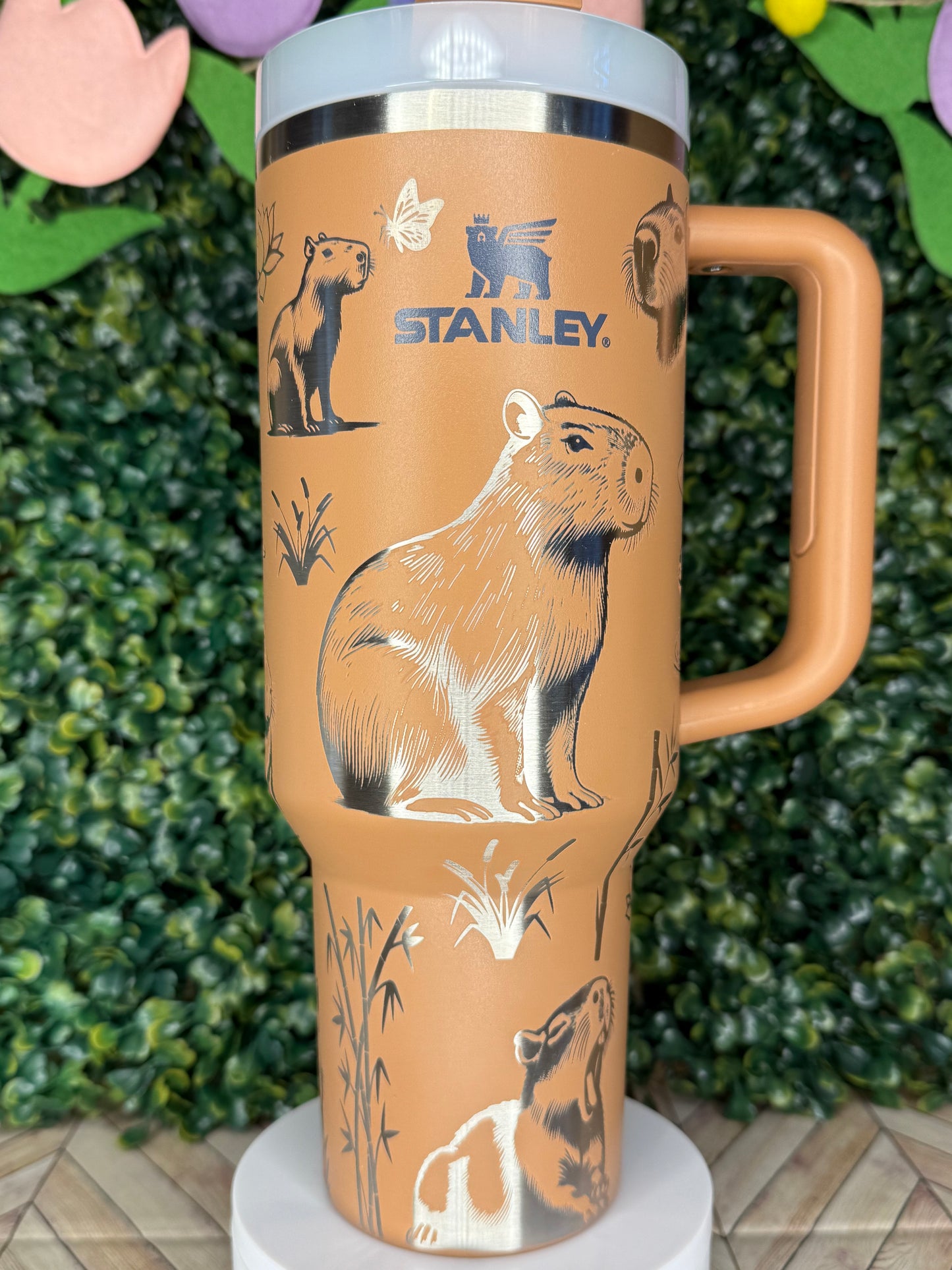 Chillin' with Capybaras - Stanley IceFlow 30oz Flip Straw