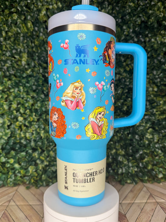 Princess Inspired UV DTF Wrap - Stanley Quencher 30/40oz