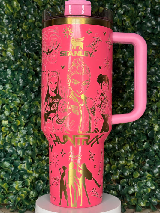 KPop Demon Hunters Engraved Tumbler - Stanley Quencher 30/40oz