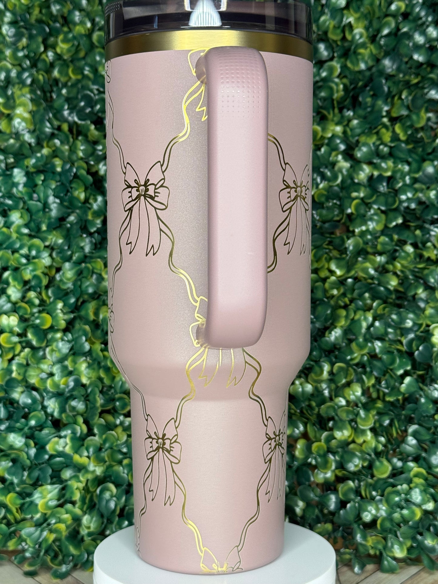 Ribbon Dreams Engraved Tumbler  - Stanley Quencher 30/40oz