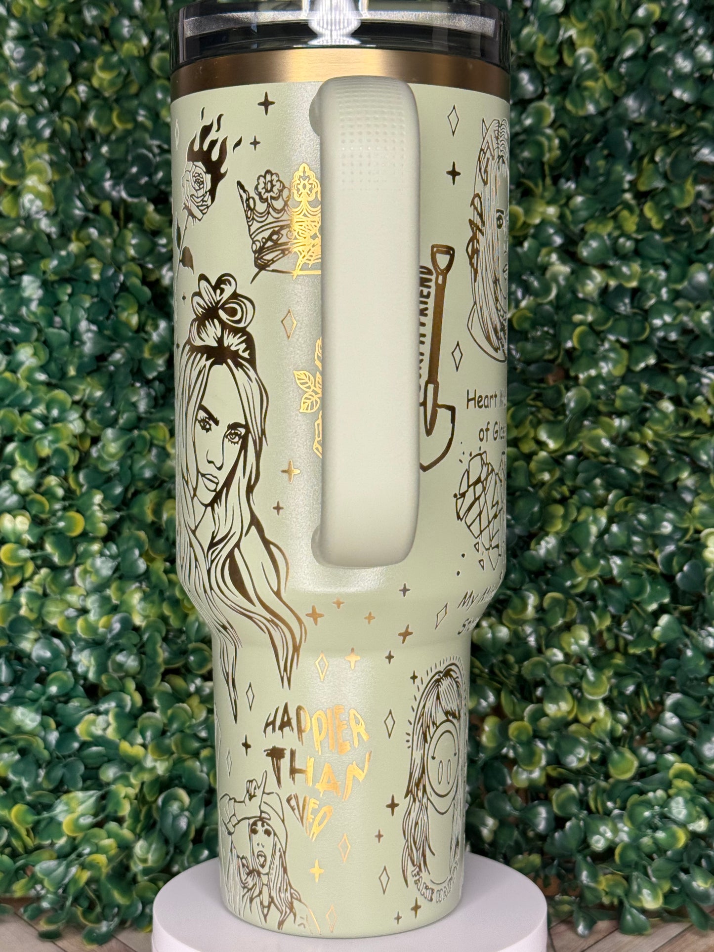 Bad Guy Vibes Laser Engraved Tumbler - Stanley Quencher 30/40oz