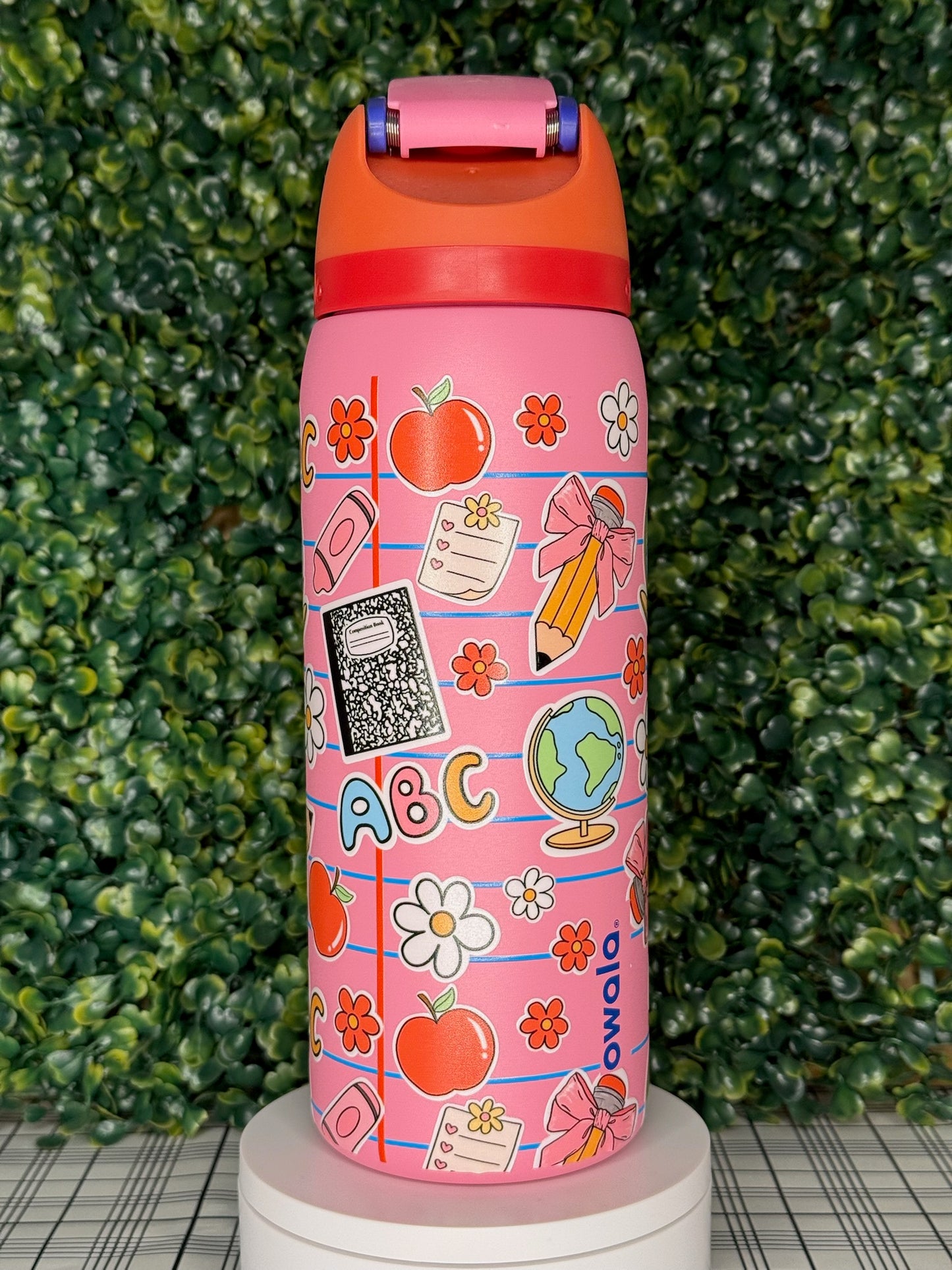 ABC & Apples Owala UV DTF Tumbler