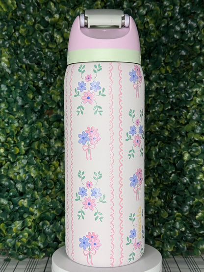 Pastel Floral Owala UV DTF Tumbler