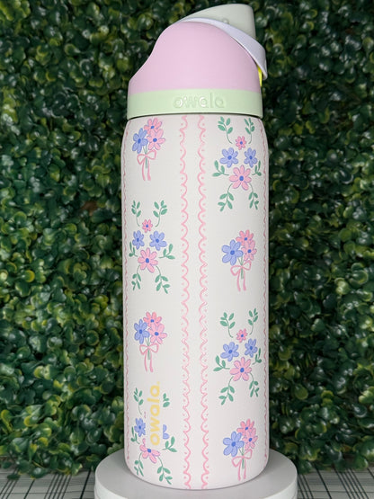 Pastel Floral Owala UV DTF Tumbler