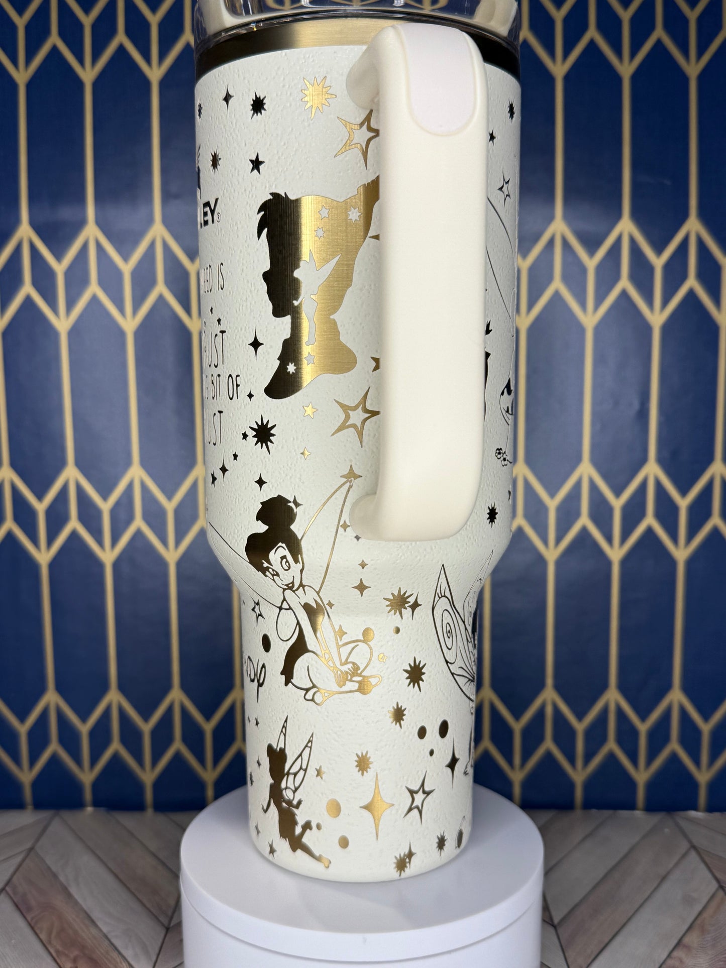 Tinkerbell-Themed Tumbler - Stanley Quencher 30/40oz