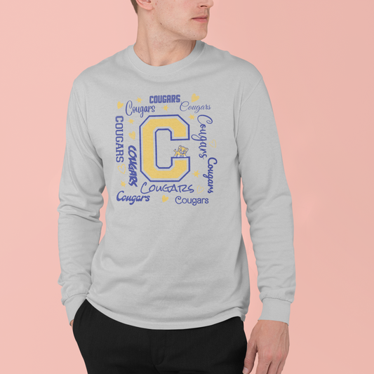 All About the Cougars Long Sleeve T-Shirt