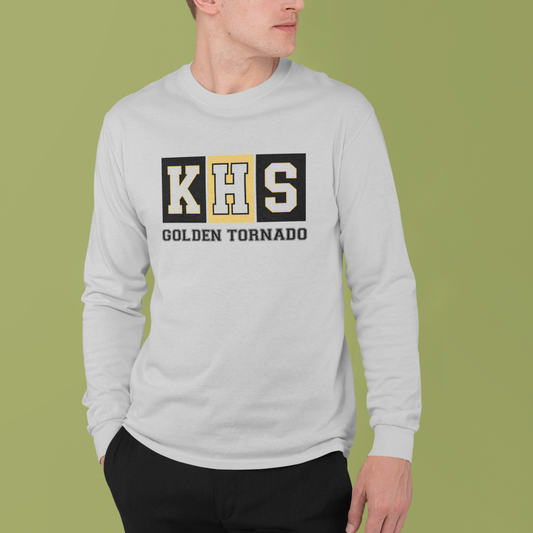 KHS Golden Tornado Collegiate Long Sleeve T-Shirt