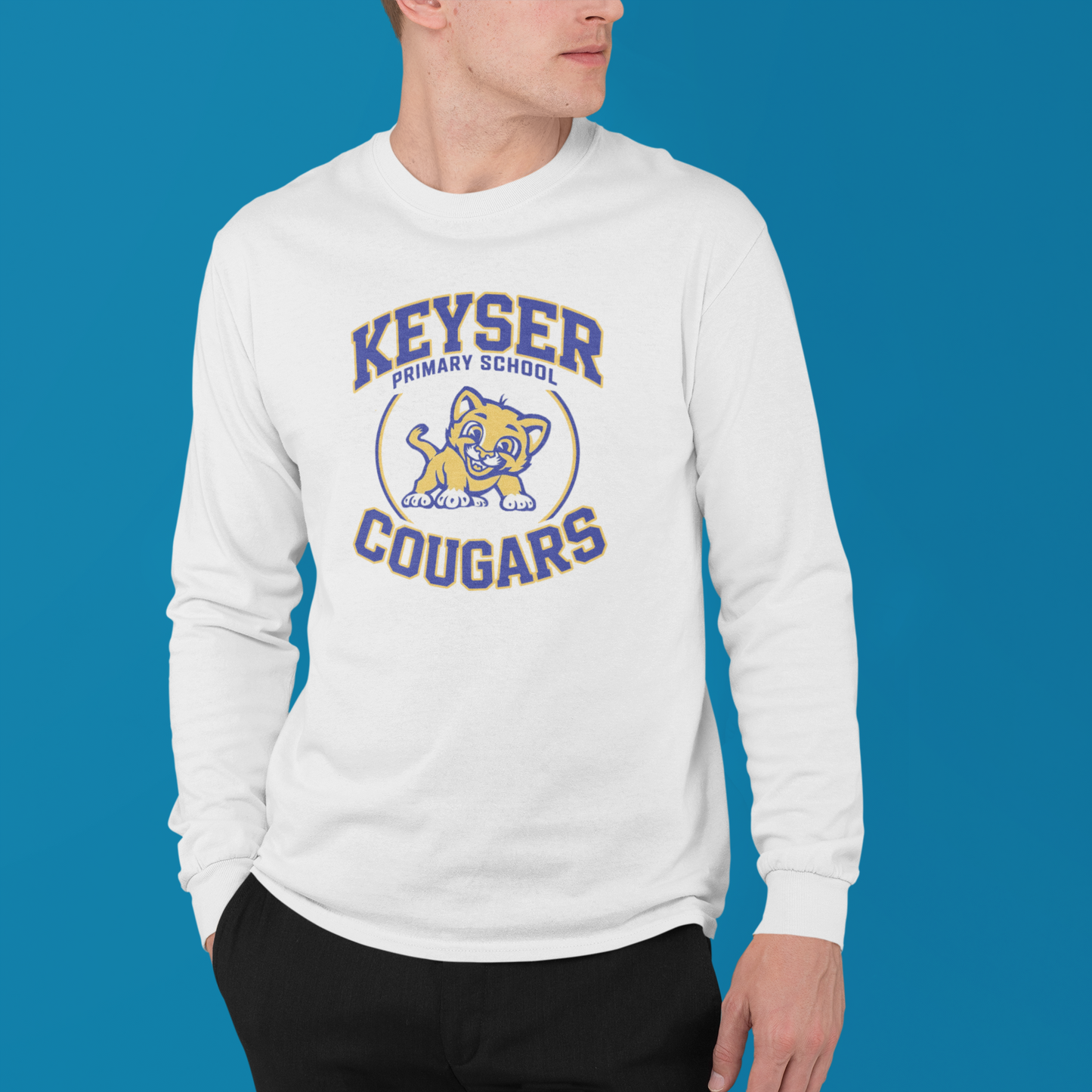Cougar Pride Round Long Sleeve T-Shirt