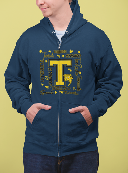 All About the Tornadoes Full Zip Hoodie