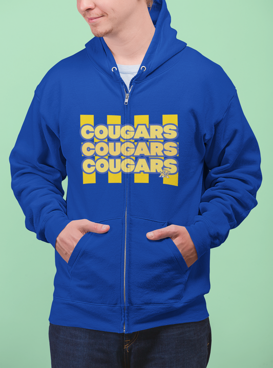 Cougars Triple Stack Full Zip Hoodie