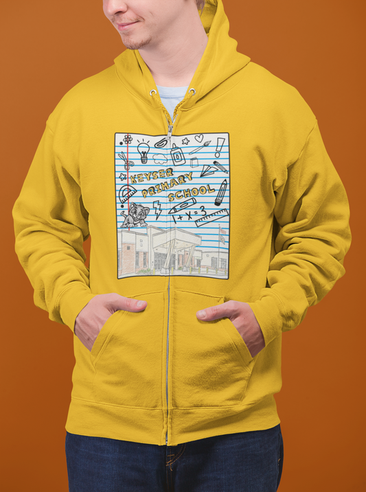 KPS Notebook Page Full Zip Hoodie