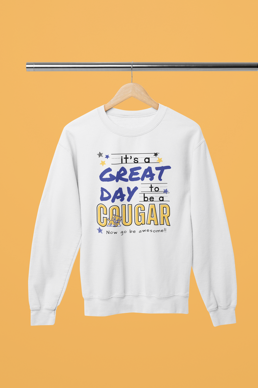 Great Day to Be a Cougar Crew Neck Sweater