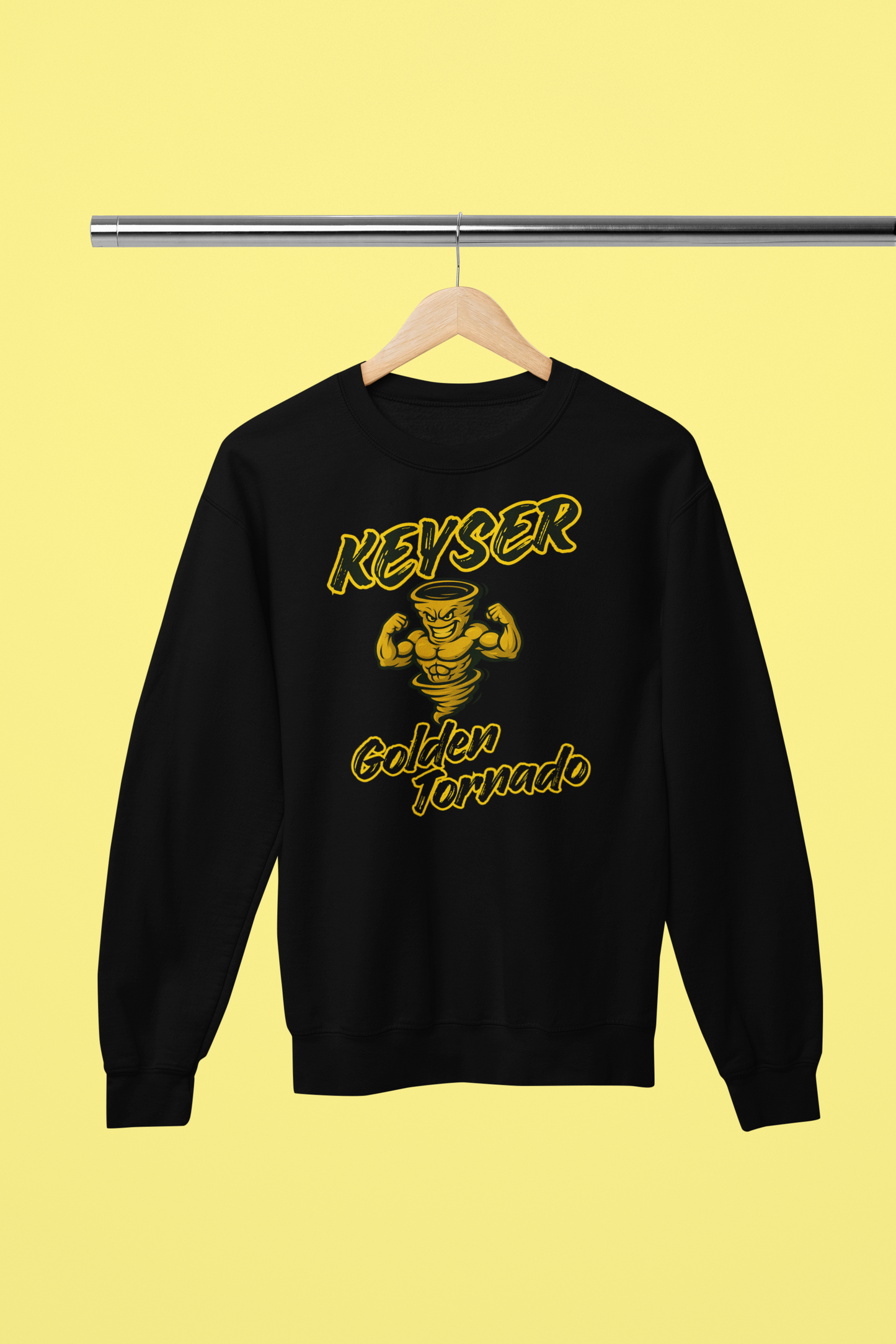 Keyser Buffed Golden Tornado Crew Neck Sweater