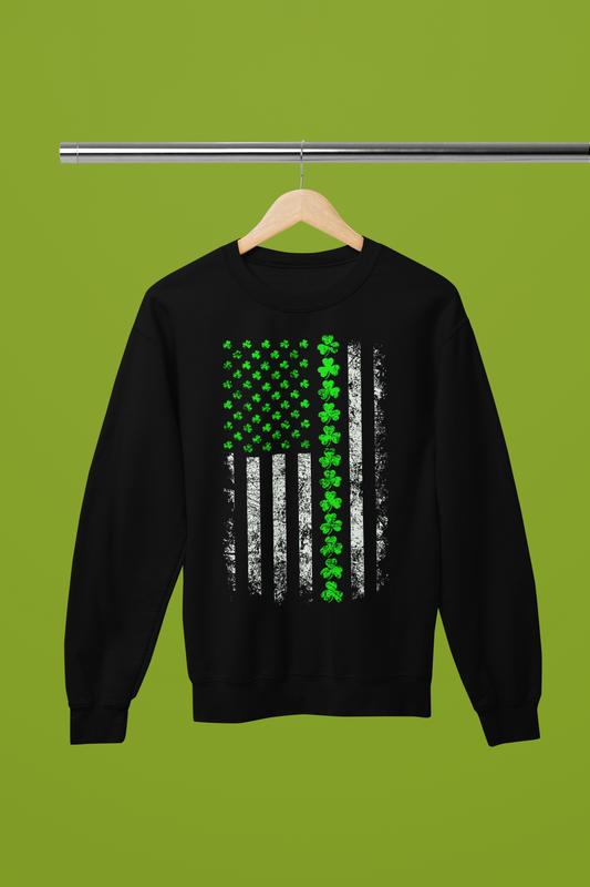 Shamrock American Flag Graphic Apparel