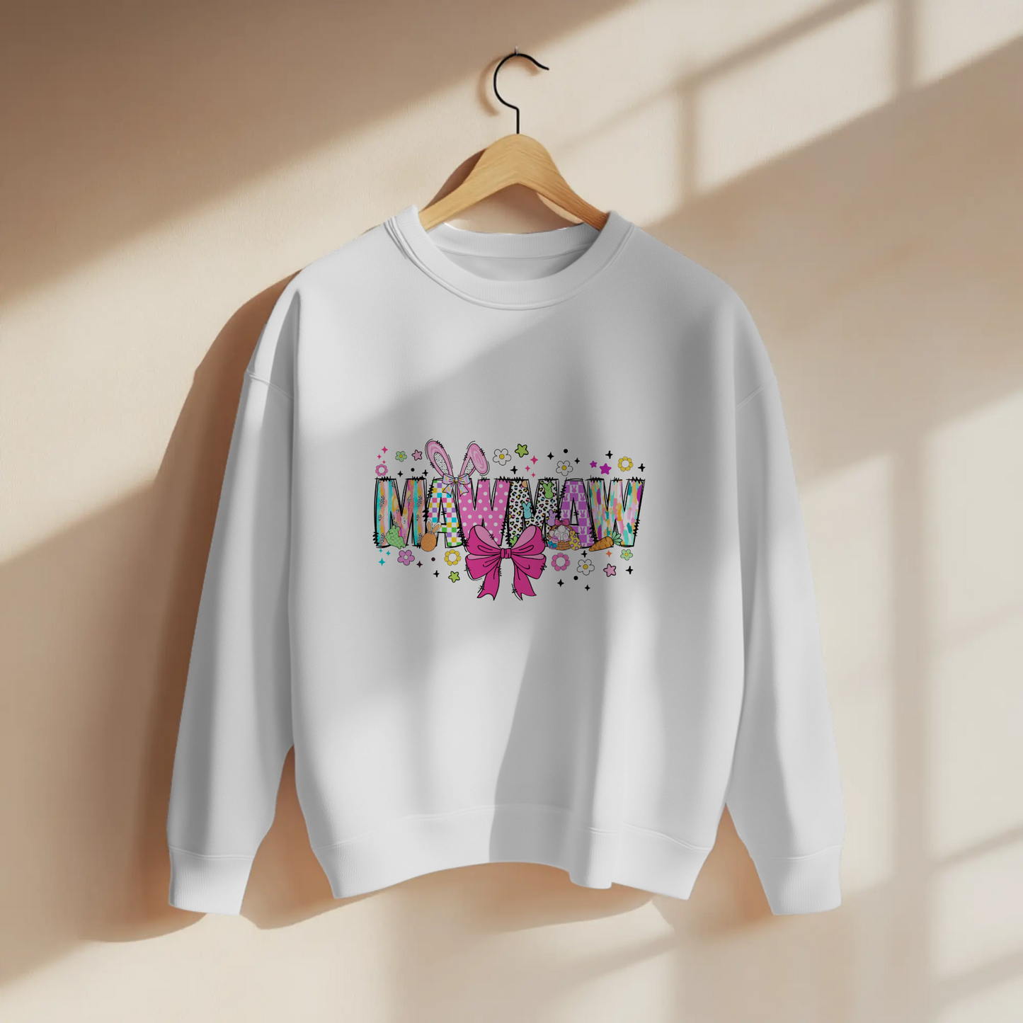 Coquette Easter MAWMAW Bow Graphic Apparel