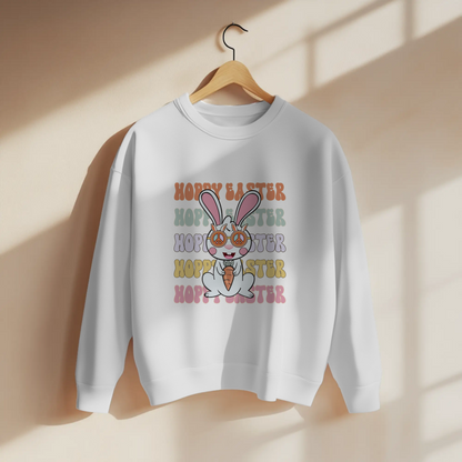 Groovy Hippie Easter Bunny Peace Graphic Apparel