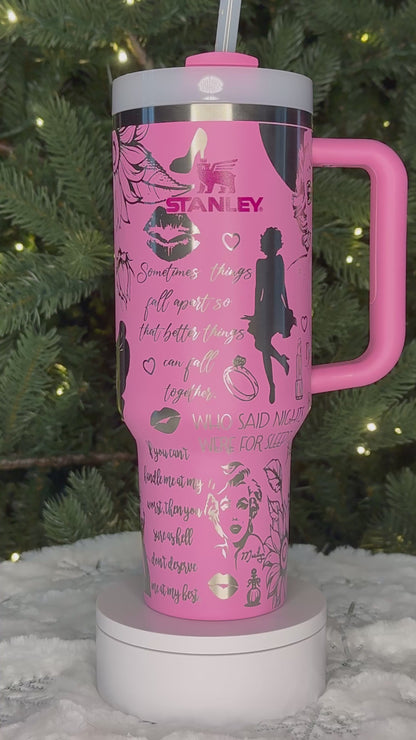 Marilyn Monroe Inspired Tumbler - Stanley IceFlow 30oz Flip Straw